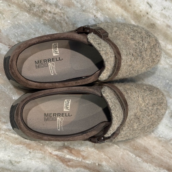 Women’s MERRELL Encore Groove brown brindle wool shoes- Size 7.5 - Picture 6 of 9